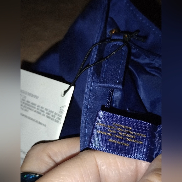 NWT Yves Saint Laurent Make up bag in  Blue - Picture 6 of 6